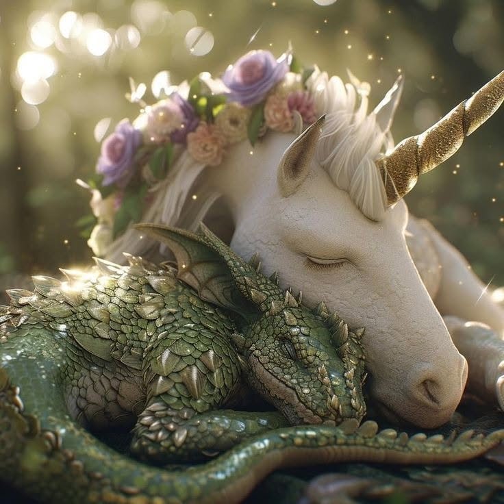 Unicorn & Lizard